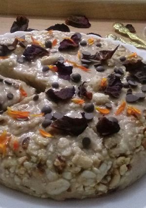 صورة لوصفة حلاوة الطحينية المنزلية