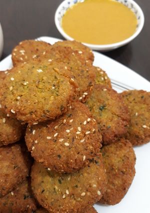 عکسی از دستور فلافل با سس انبه