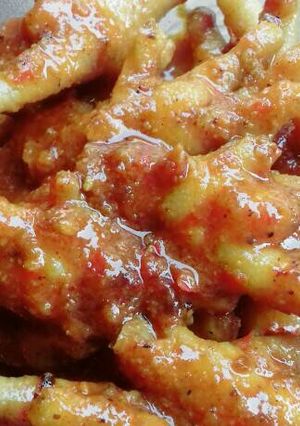 Foto resep Ceker mercon bumbu seblak