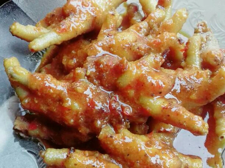 Langkah Mudah untuk Menyiapkan Resep Ceker mercon bumbu seblak yang Lezat Anti Ribet, Mantap Sekali
