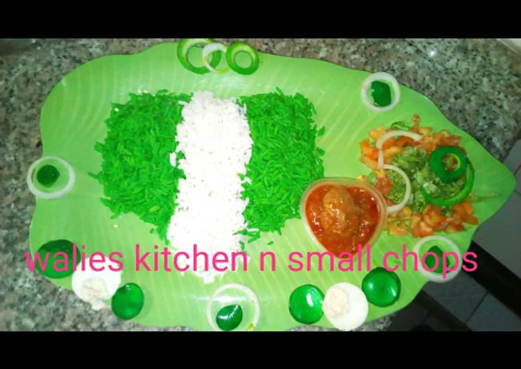 Recipe of Award-winning Nigeria map rice