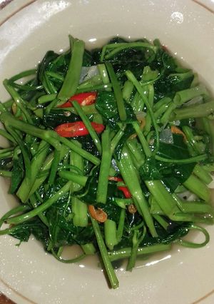 A picture of Stir-Fried Water Spinach.