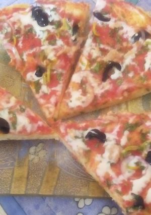 صورة لوصفة وصفة أمي للبيتزا🍕