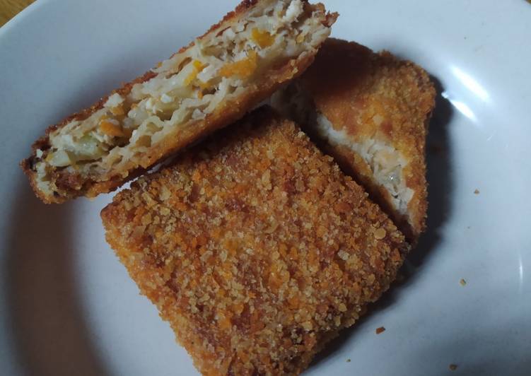 Resep Crackers Sayuran / Kue Gabin Sayuran renyah Anti Gagal