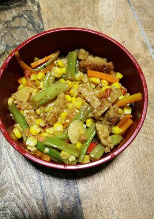 Foto resep Asem-Asem Buncis, Wortel, Jagung