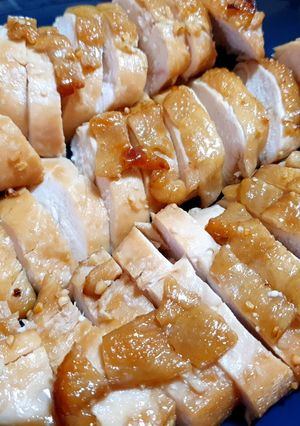 รูปของ อกไก่อบน้ำผึ้ง หม้ออบลมร้อน