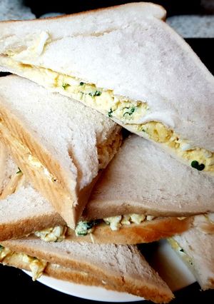 A picture of My Cheese, Egg & Cress Sandwiches.