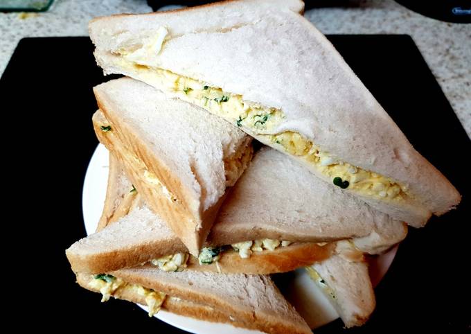 My Cheese, Egg & Cress Sandwiches