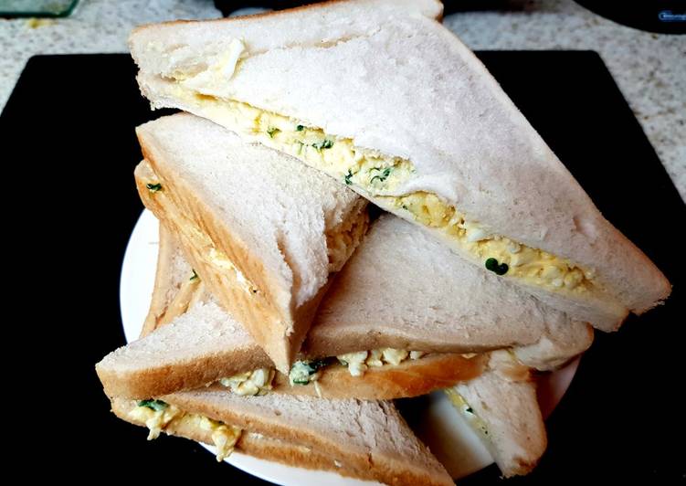 Steps to Make Homemade My Cheese, Egg & Cress Sandwiches