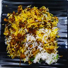 A picture of Vegetable Dum Biryani.