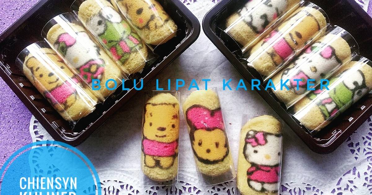 Resep Bolu Lipat Karakter Oleh Chiensyn Kuliner - Cookpad Resep Bolu Lipat Karakter Oleh Chiensyn Kuliner - Cookpad