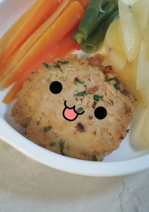 Foto resep Burger tempe yampung || MPASI 11+