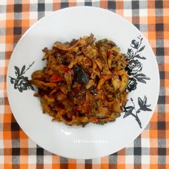 A picture of Karele ki Sabji (Bittergourd).