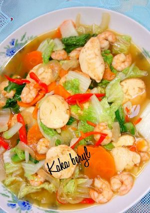 Foto resep Sapo tahu udang simpel 🍲🍤