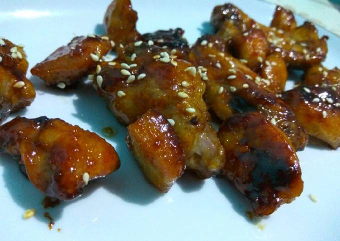 Ayam Honey Teriyaki Super Mudah