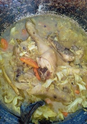 Foto resep Daging ayam dg sayur kol