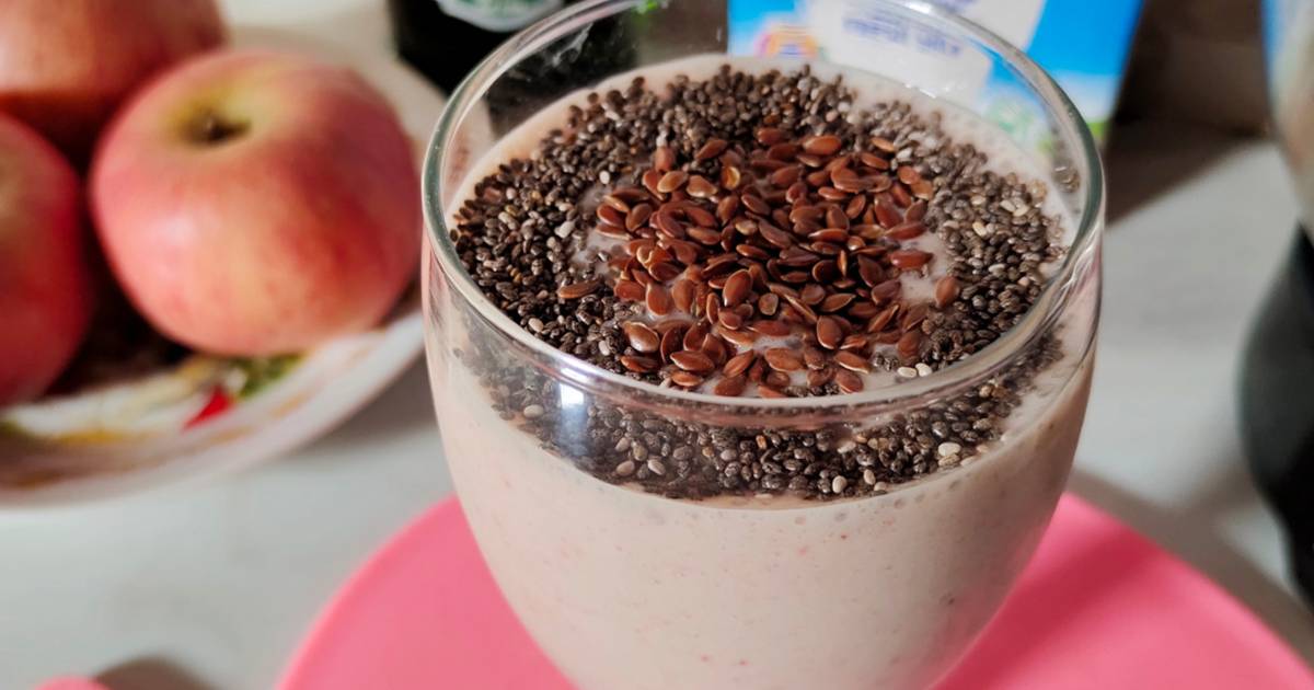 Resep #SMOOTHIES OATS PISANG STRAWBERY Oleh @Dapoerummza - Cookpad