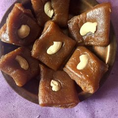 A picture of Gram Flour Milk Powder Burfi.