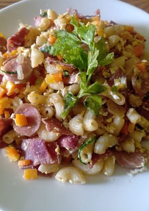Foto resep Tumis makaroni telur