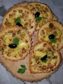 صورة لوصفة كيش بالدجاج والبيشاميل 🇩🇿🇩🇿