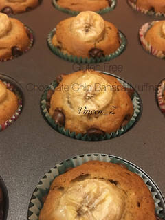 Foto resep Chocolate Chip Banana Muffin - Glutten Free