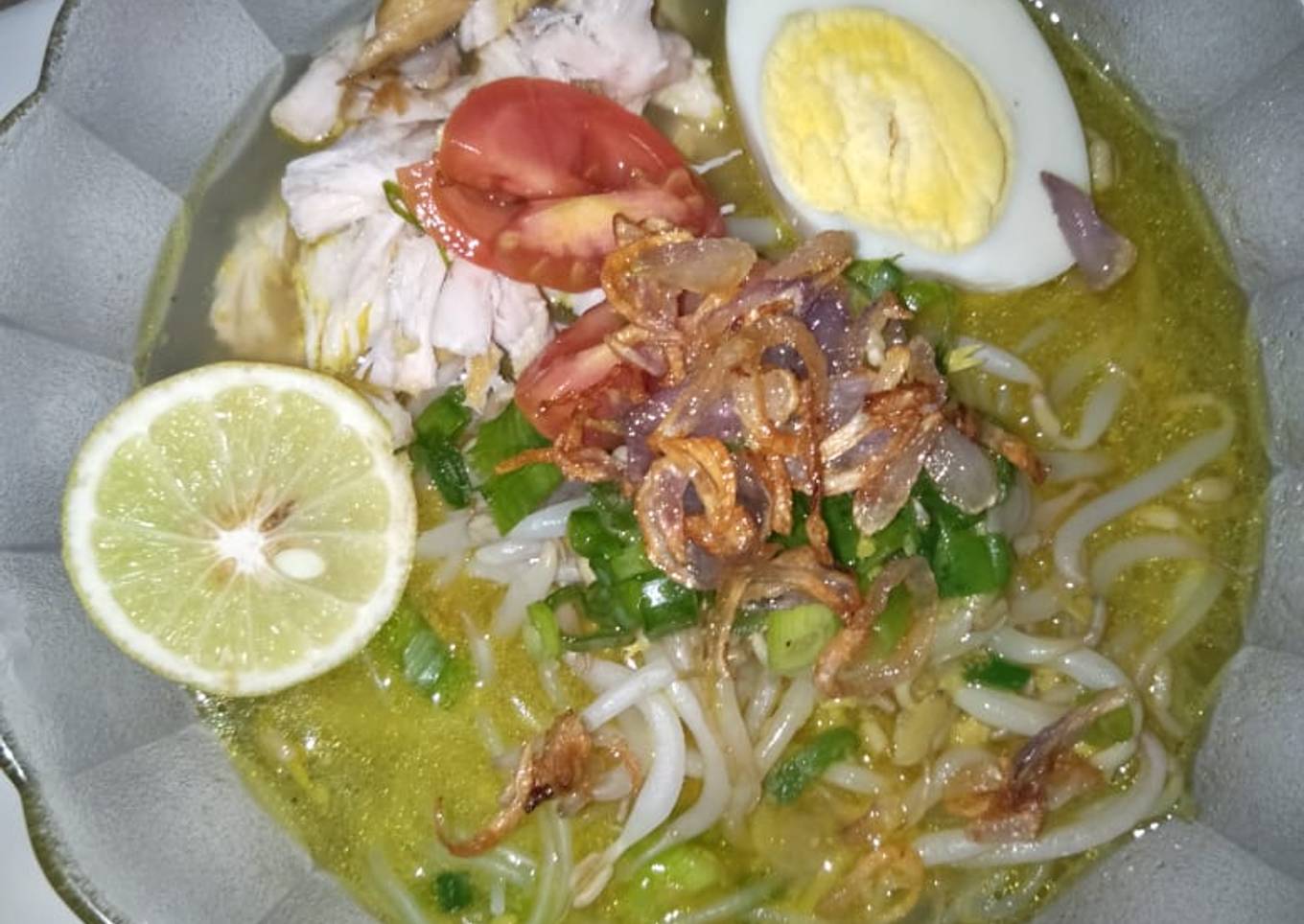 Soto ayam bening