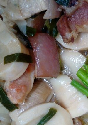 Hình của món Thịt kho măng chua.
