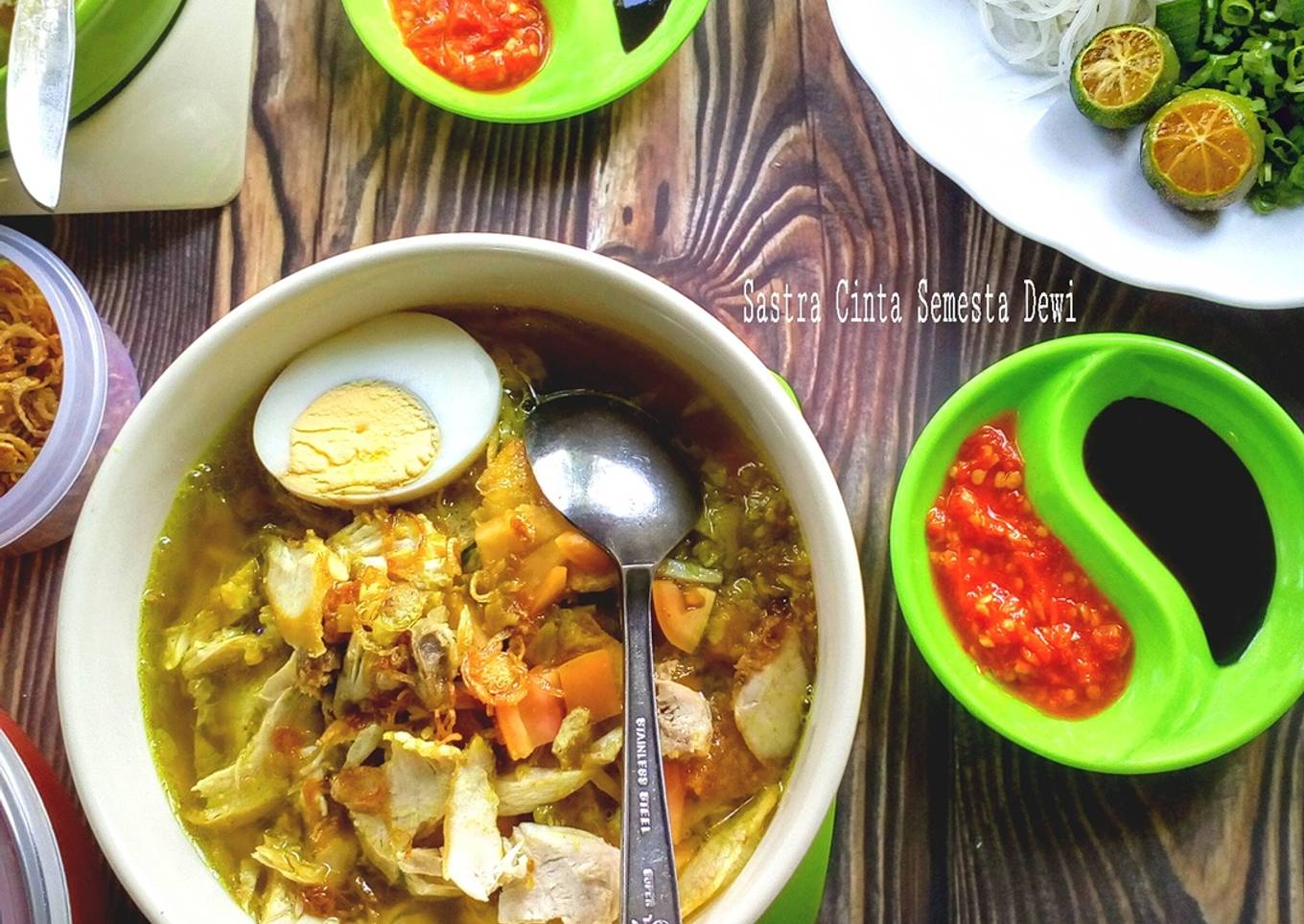 070. Soto Ayam Kampung ala "Sastra Cinta Semesta Dewi"