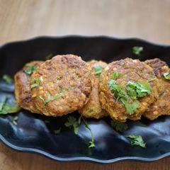 A picture of Red lentils kabab.