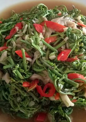 Foto resep Tumis Kelakai Jamur Sederhana
