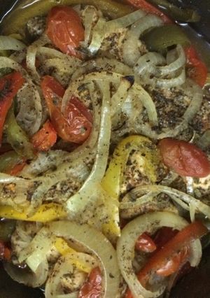 A picture of Chicken with Veggies.