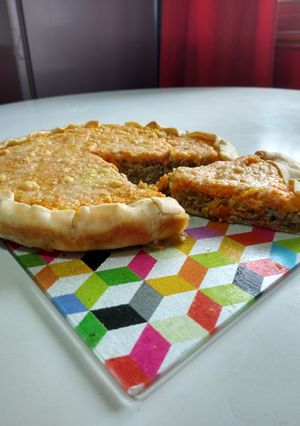 Una foto de Tarta vegetariana!!
