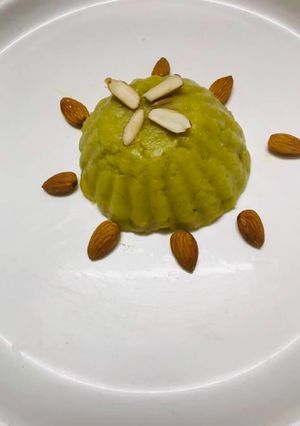 A picture of Sweet Patato (Shakarkand) Halwa.