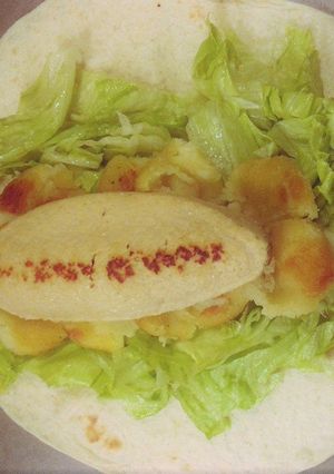 A picture of Vegan on-the-go wrap.