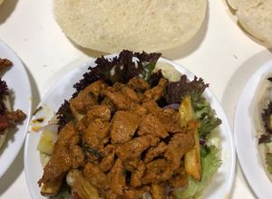Una foto de Shawarma casero