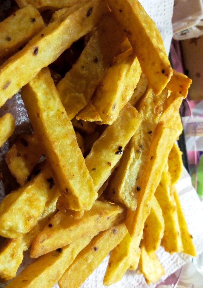 Una foto de Papas fritas crocantes
