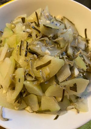 Foto resep Labu Siam Tumis Ikan Teri Daun Jeruk