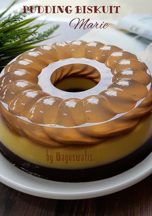 Foto resep Pudding Biskuit Marie