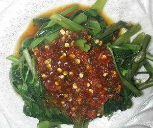 Resep mudah Rujak Kangkung Enak Sederhana