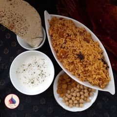 A picture of Protein rich Chole Gatta Pulav.