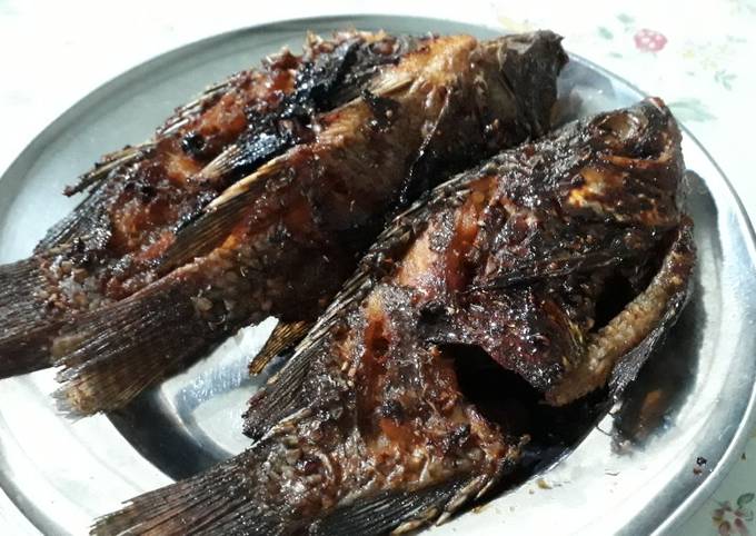 Ikan nila bakar sederhana