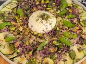 Une photo de courgette pesto