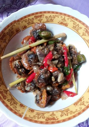 Foto resep Kerang tumis pedas
