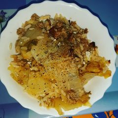 A picture of Grandma's Super Yummy Layered Napa Cabbage.