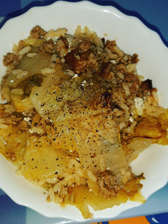 A picture of Grandma's Super Yummy Layered Napa Cabbage.