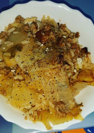 A picture of Grandma's Super Yummy Layered Napa Cabbage.