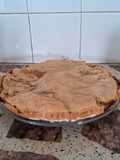 Tarta agridulce de pollo y durazno con ciruelas pasas
