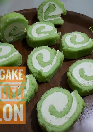 Foto resep 016》Roll Cake Nutrijell Melon #keto #ketofy #ketopad