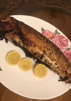 عکسی از دستور ماهی شکم پر بوشهری محسن پز