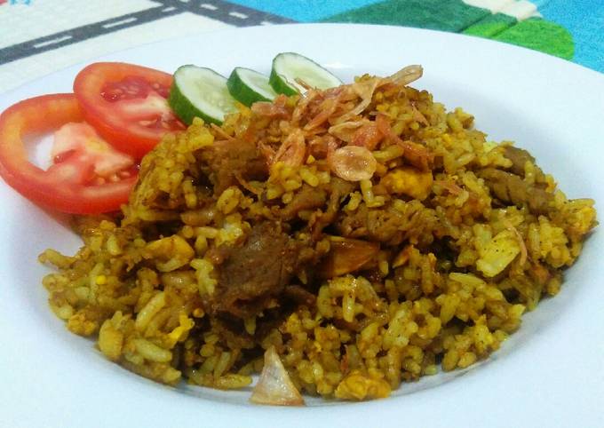 Nasi goreng beef kebuli